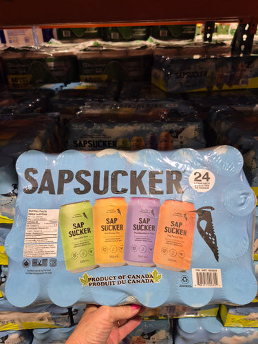 Sapsucker Sparkling Water - 24 x 355 mL